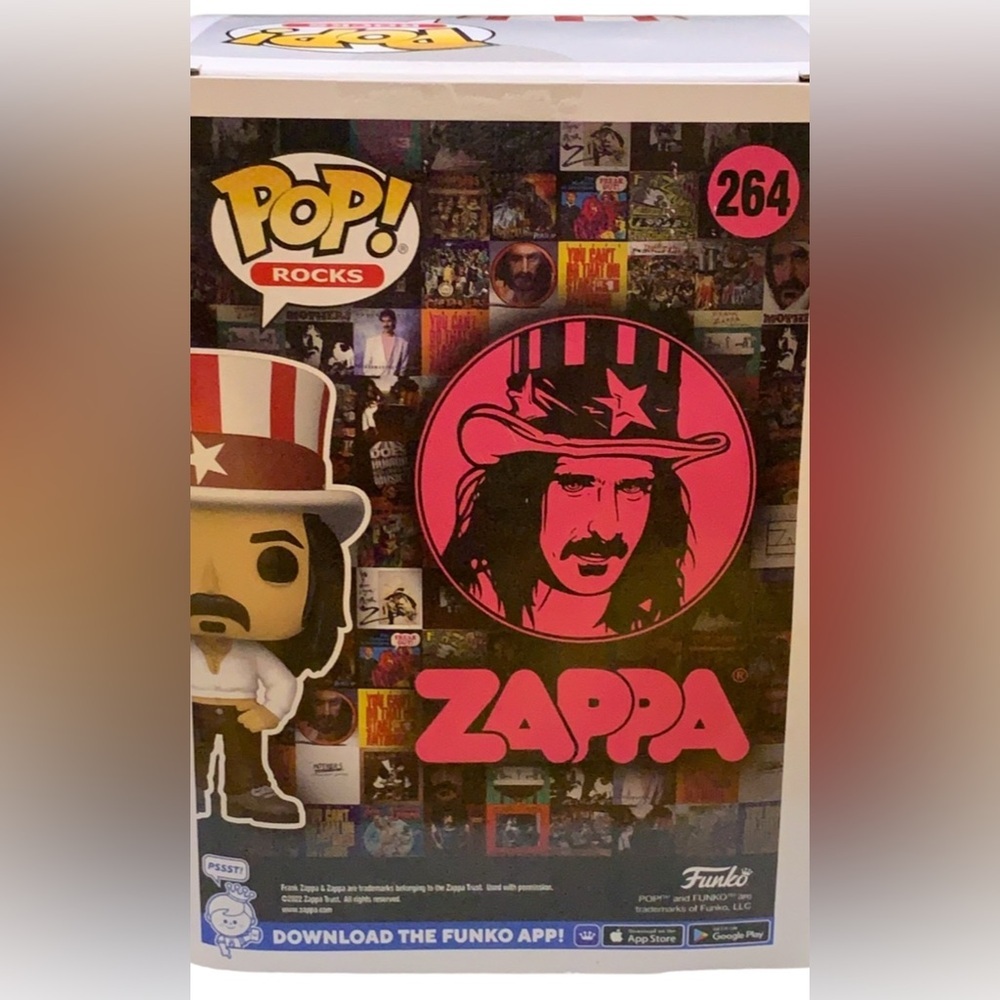 Funko Pop! Rocks, Frank Zappa Rock Musician Vinyl Figure # (264) - Picture 4 of 7